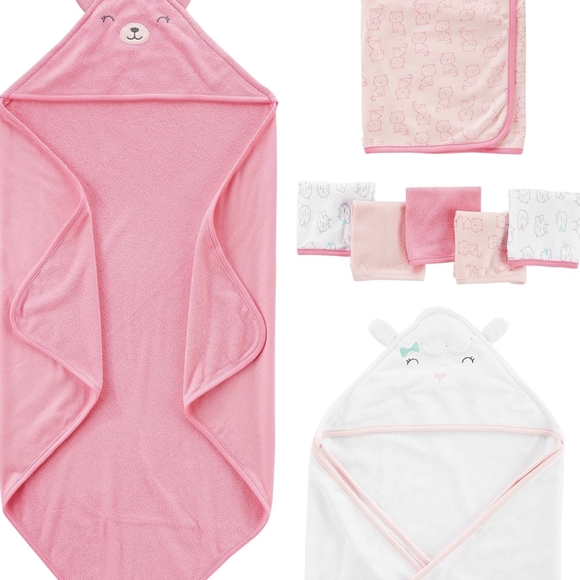 Burt's Bees & Simple Joys Bundle Hooded Towels (6) - Picture 10 of 12